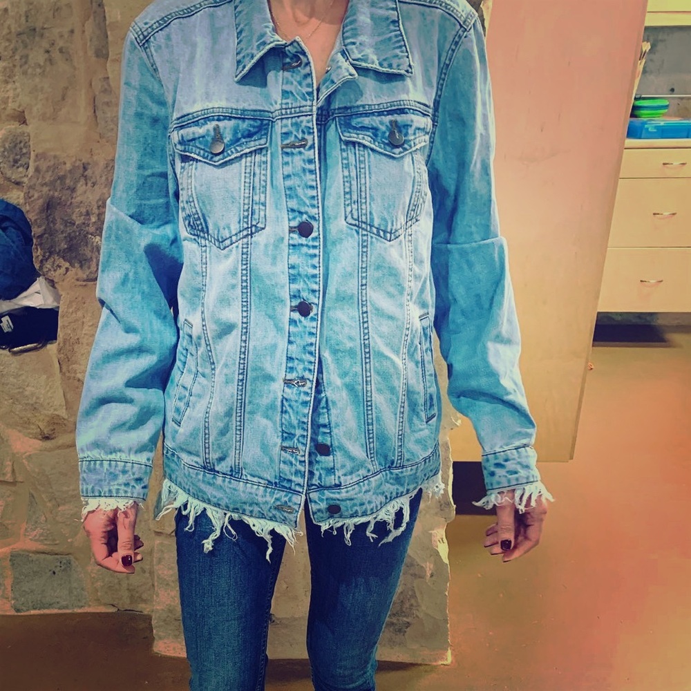Jeans jacket oversized